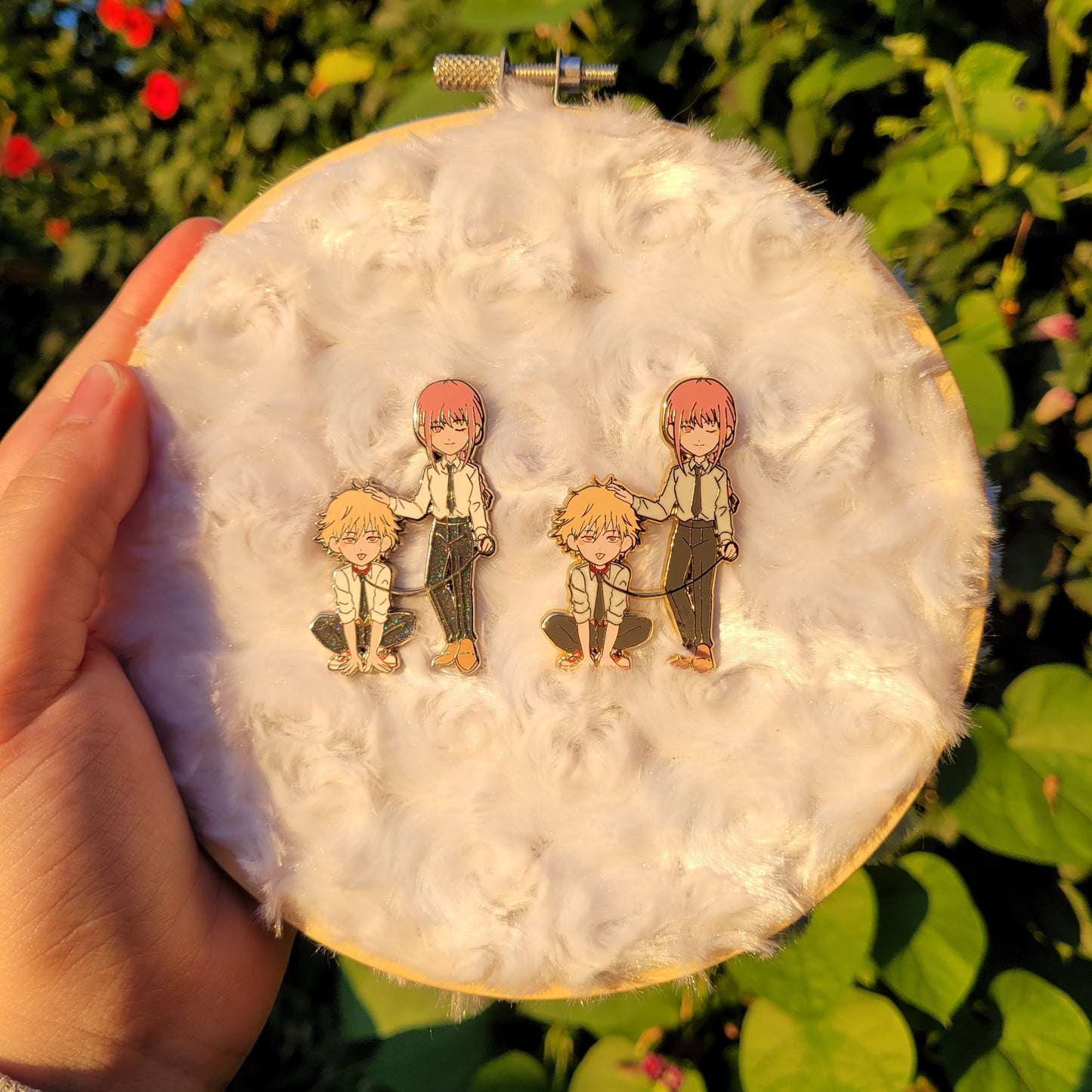 Controlling dog walk pin