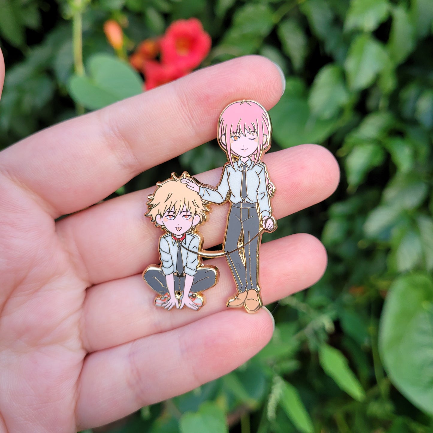 Controlling dog walk pin