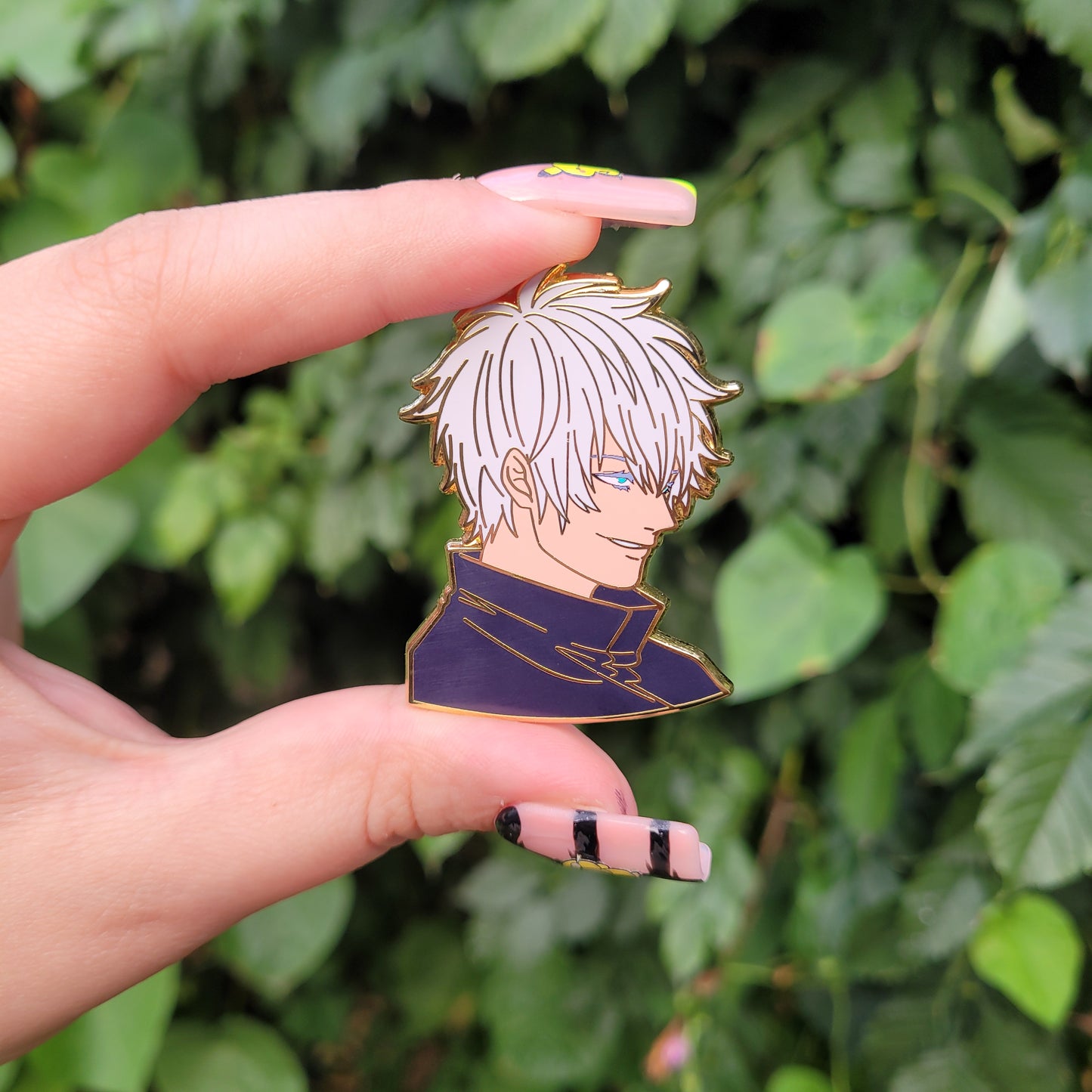 White haired sorcerer pins