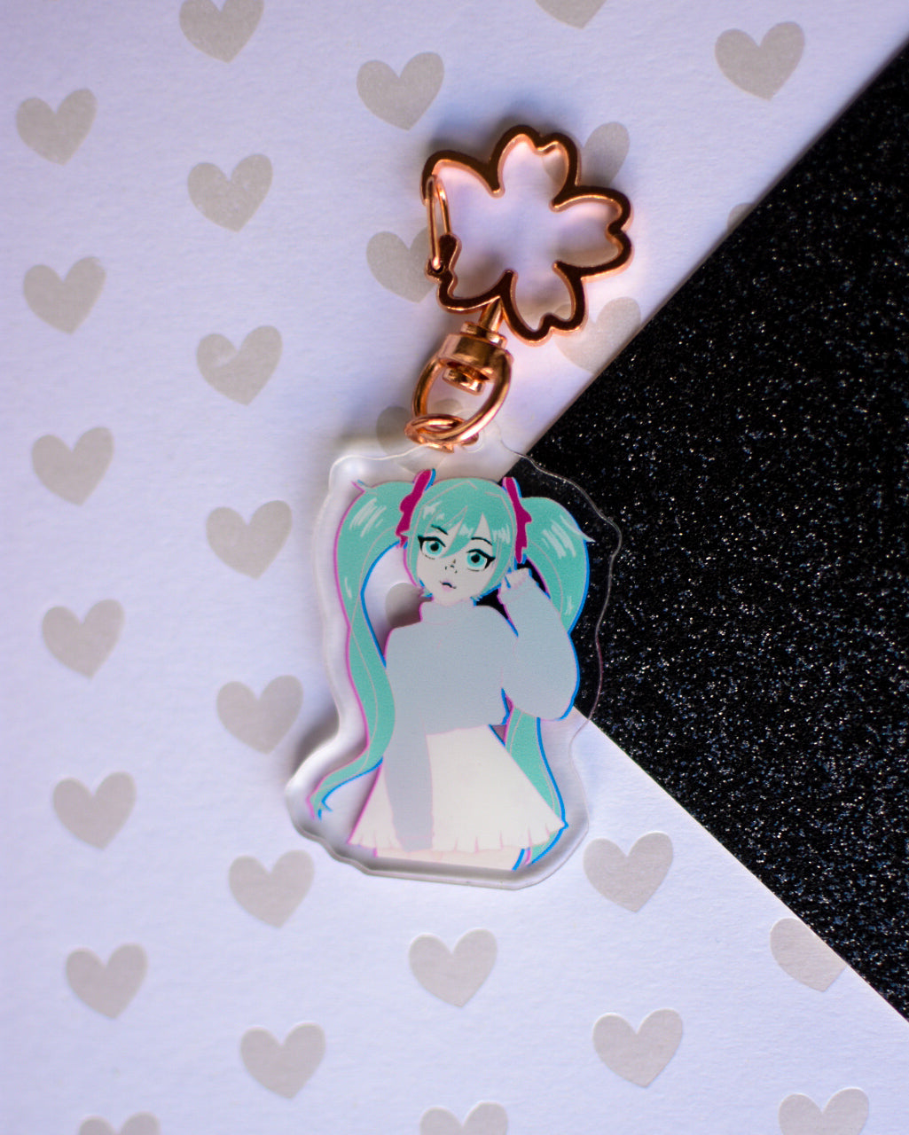 Hatsune Miku keychain
